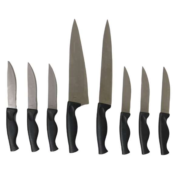 Revere Ware Kitchen Revere Ware Knife Set Cutlery Complete 8 Pc Set